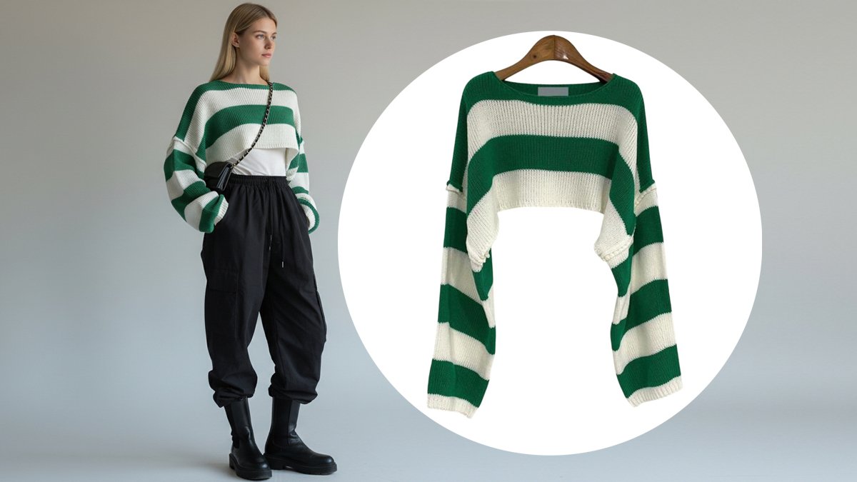 [第四轮加推] 都市感与随性优雅的高端条纹针织衫