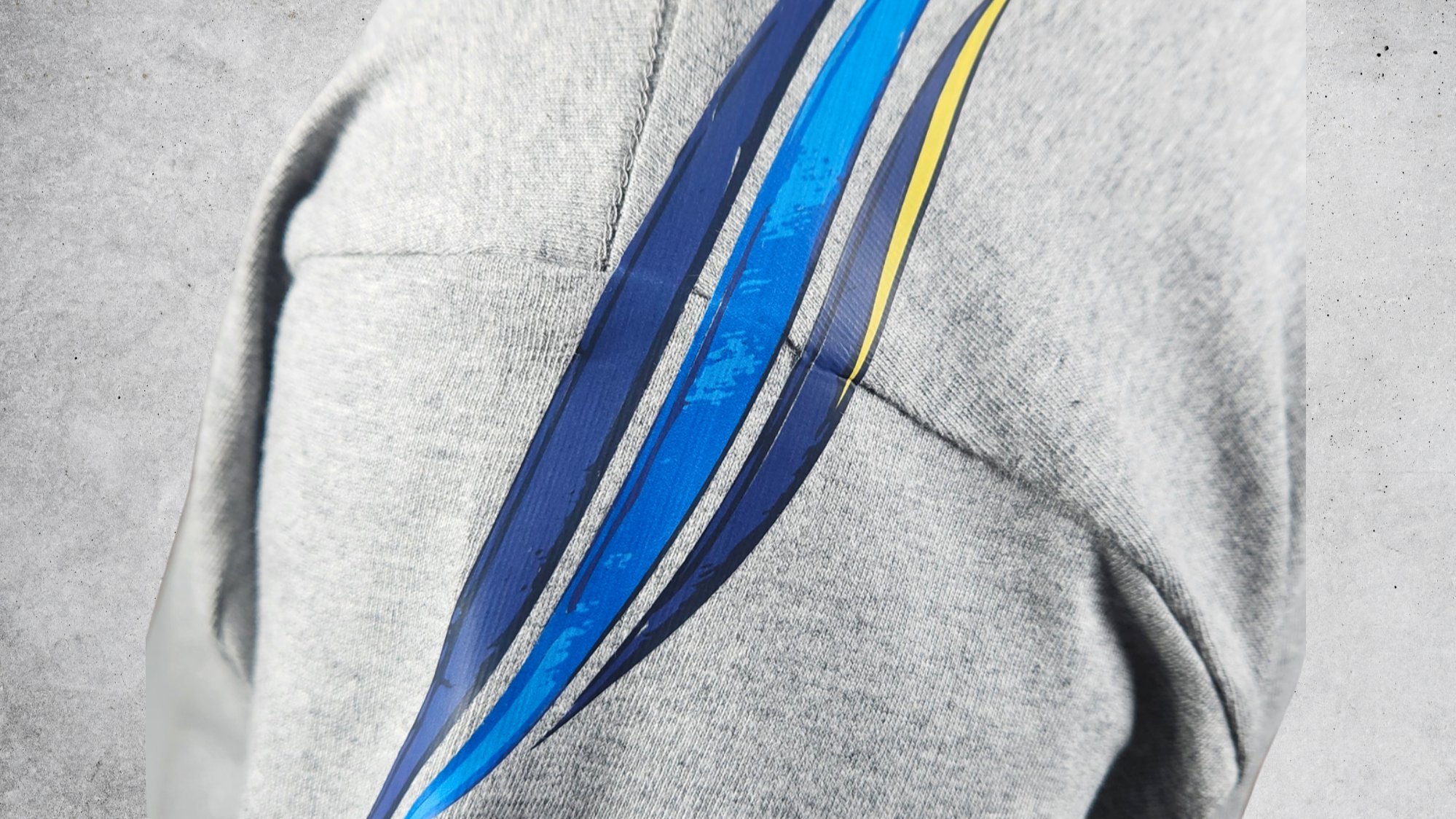 Graphic Flow Beyond Shoulders T-Shirt with a Fresh Structure