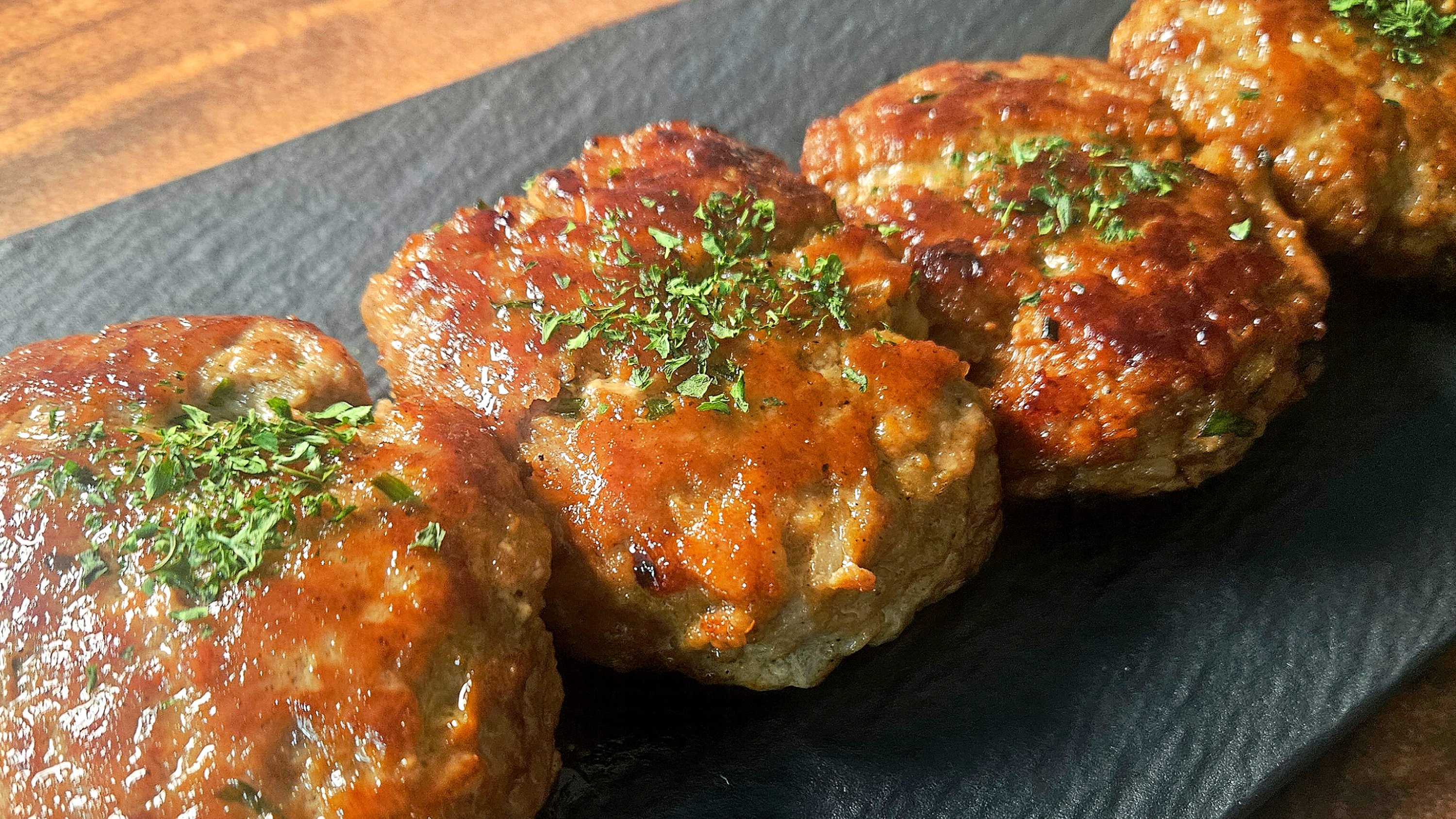 Wow this is truly different—handmade short rib patties bursting with juicy waterfall-like flavor!