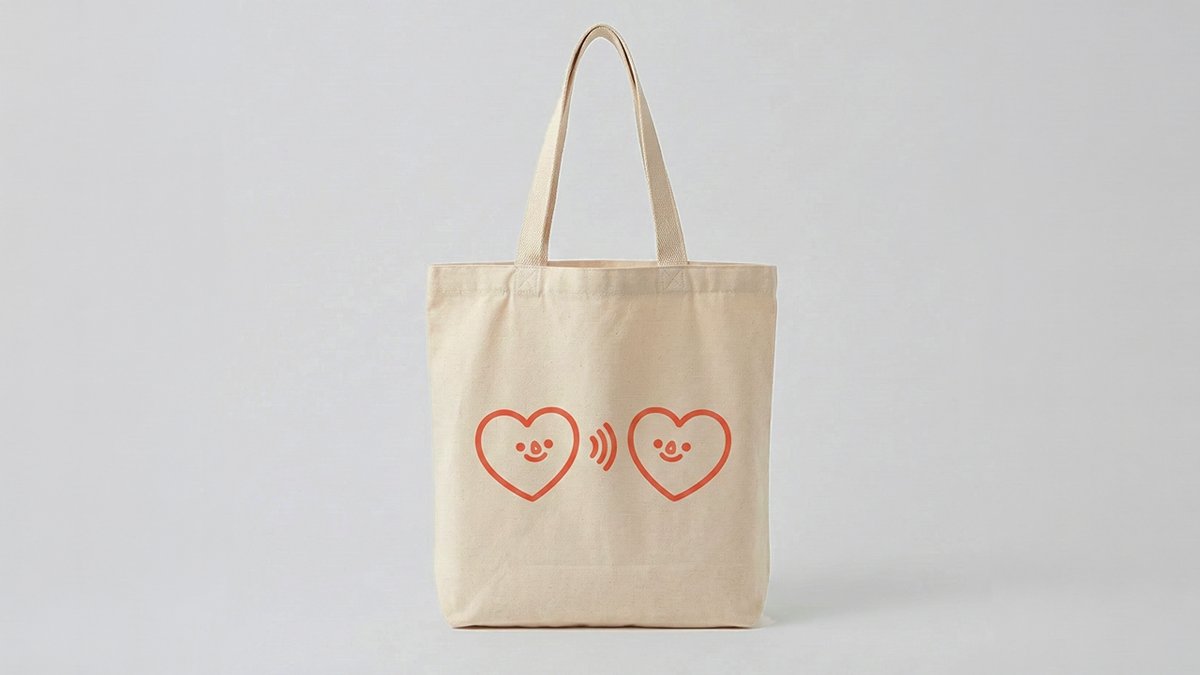 Speak Your Heart with the Heart-to-Heart <Communication Eco Bag>