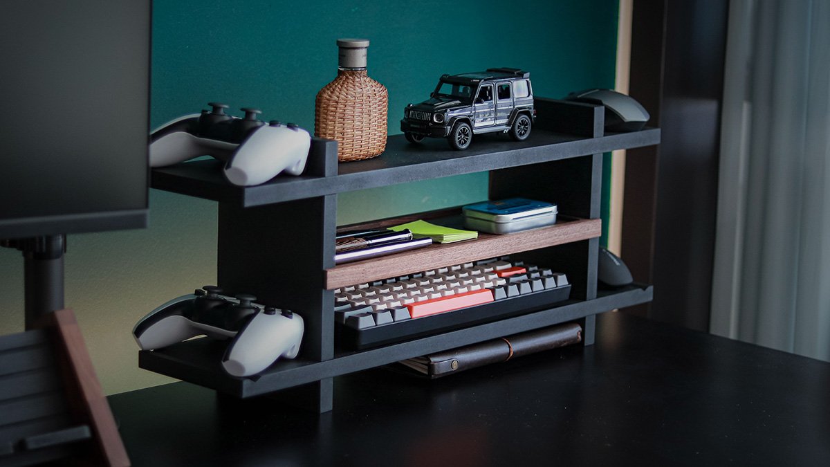 [办公桌整理] 您的桌面整洁吗？多功能托盘架