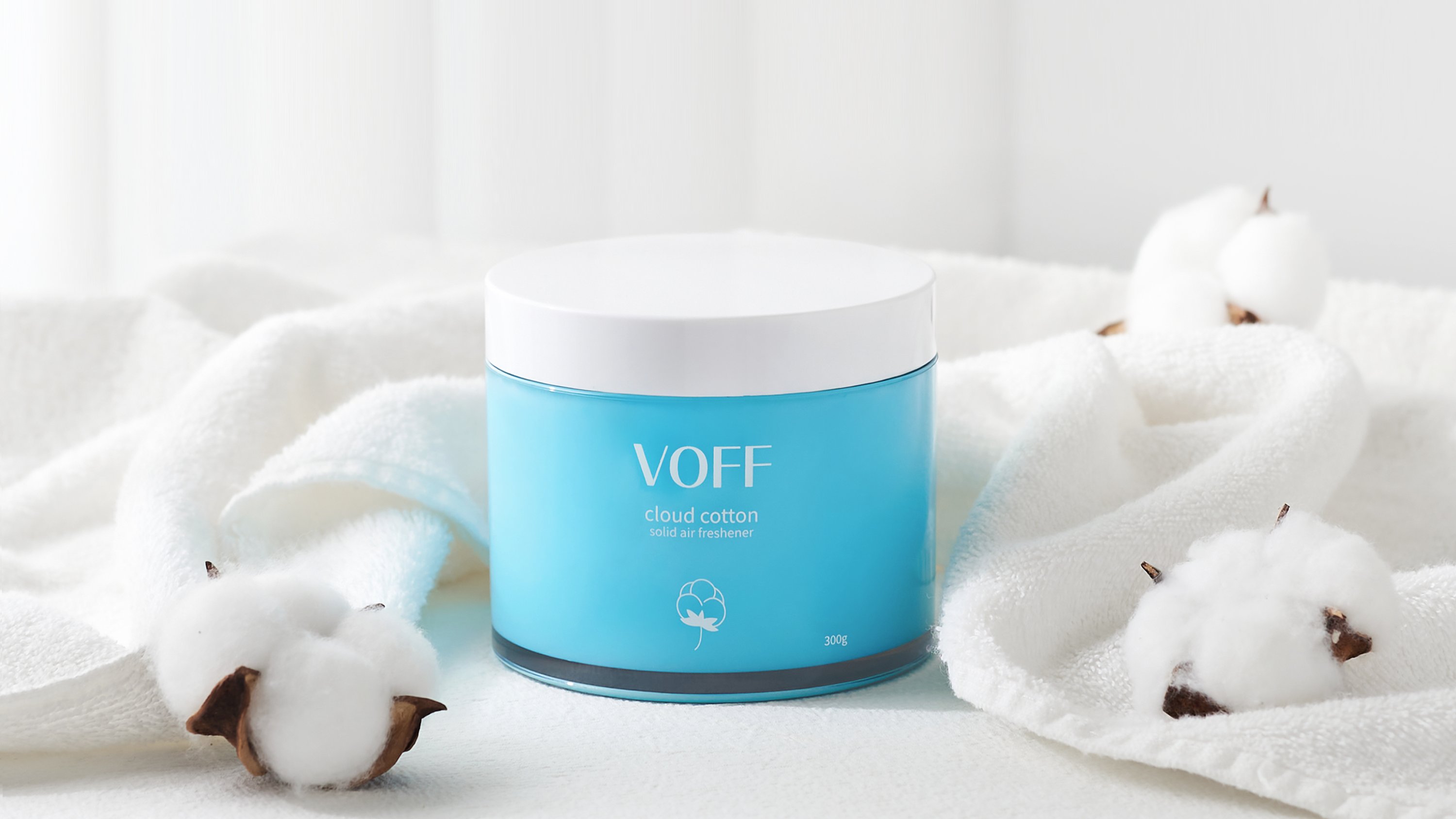악취 제거? 아니 완전 삭제합니다. 고체 탈취제 VOFF 코튼향