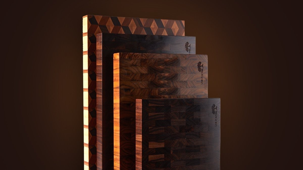 Century-Lasting Luxury Cutting Board Crafted Over 40 Days by a Master with 20 Years’ Expertise