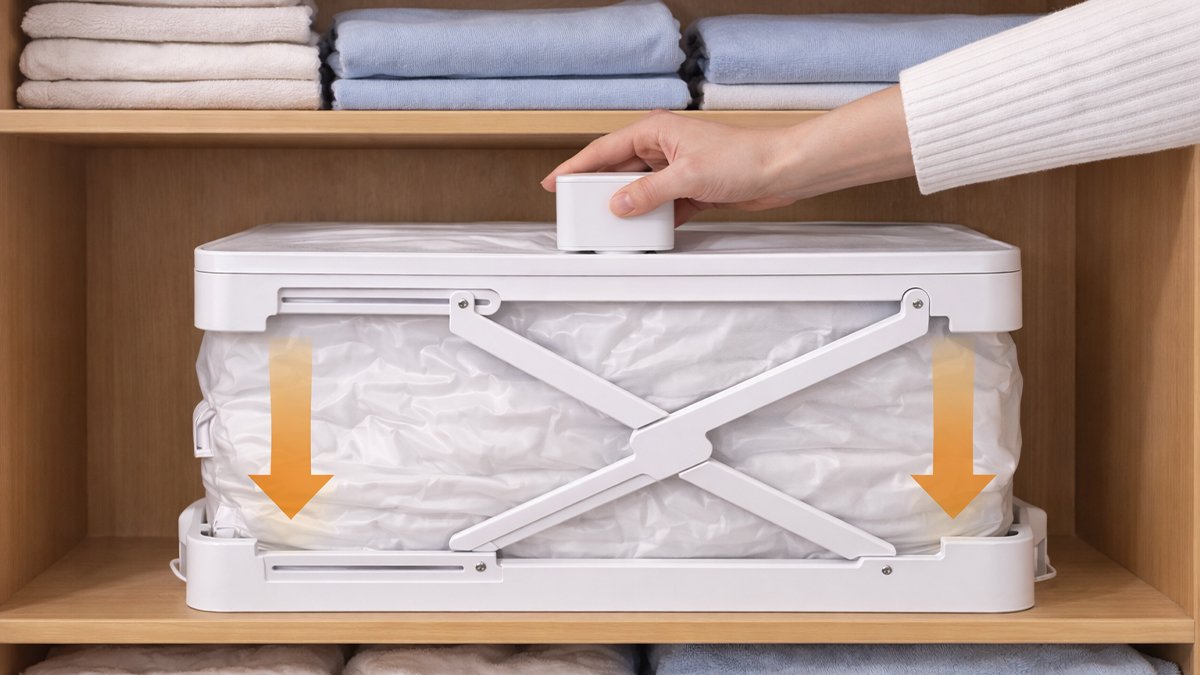 Reduce Volume by 80% with Oraffle Vacuum Compression Box—Revolutionize Your Space
