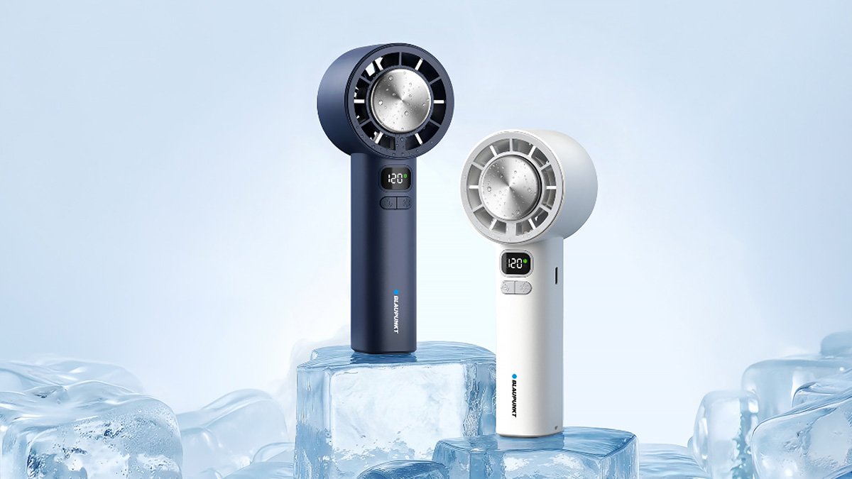 [Chill On-the-Go] AirTune Peltier Cooling Wireless Handheld Fan BLDC 120-Speed