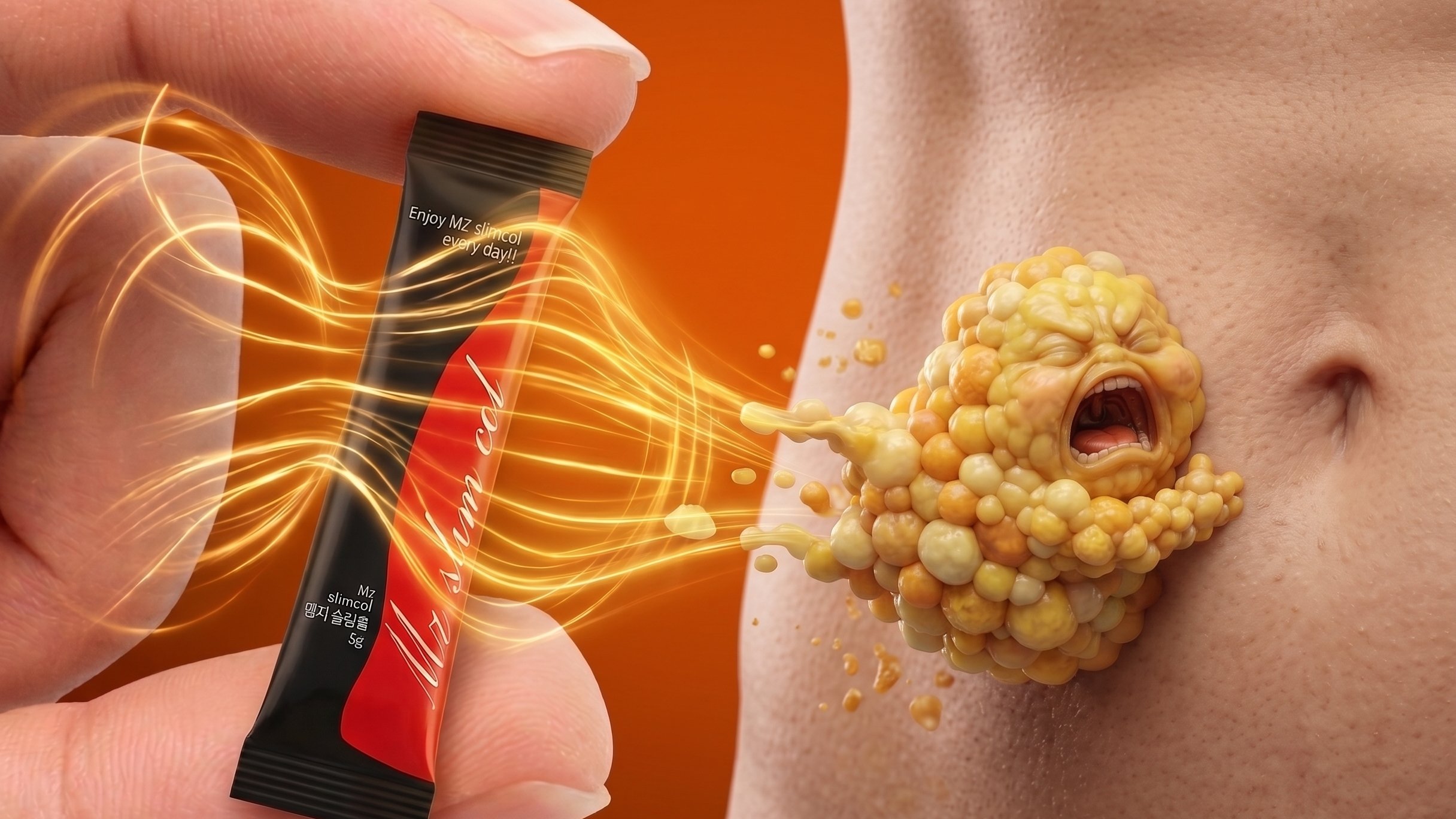 [지방자석/논문인증] 콜라맛 마법가루 1g으로 지방 9g 흡착! 슬림콜