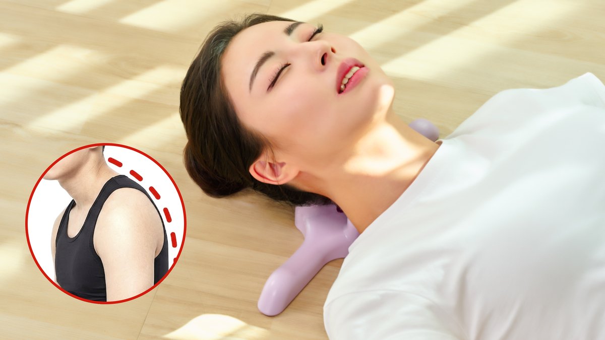 뻐근한 목? 글로벌 흉추 견인기! 목, 흉추, 어깨 시원하게 풀어내세요.