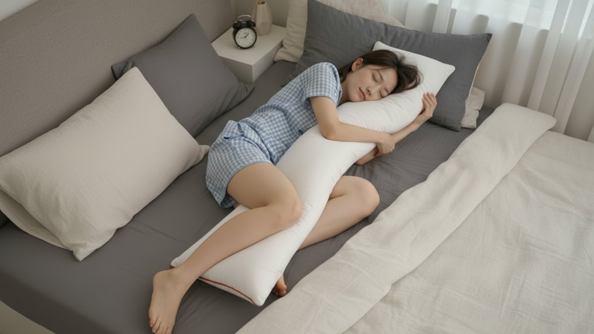 Curved Wing Design Inspired by Hanok Cool Comfort Even in Summer [Jaljam Body Pillow]