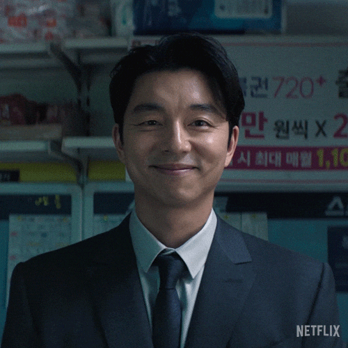 Happy Gong Yoo GIF by NETFLIX.gif