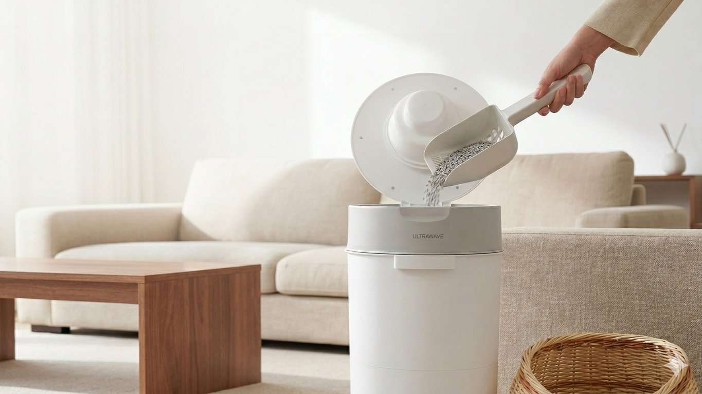 Say Goodbye to Cat Litter Odors! Twist and Press for Effortless Waste Disposal