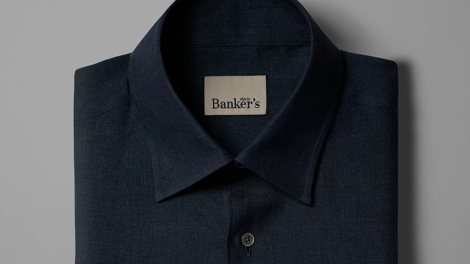 [Bankers Shirt_8th Edition] Sturdy Rigid Linen Shirt from the Dutch North Sea Coast