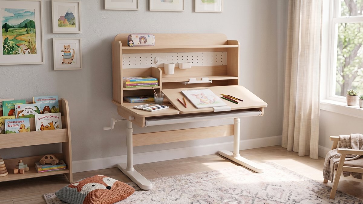 Custom Height for Your Child! MJHaas Kids' Desk