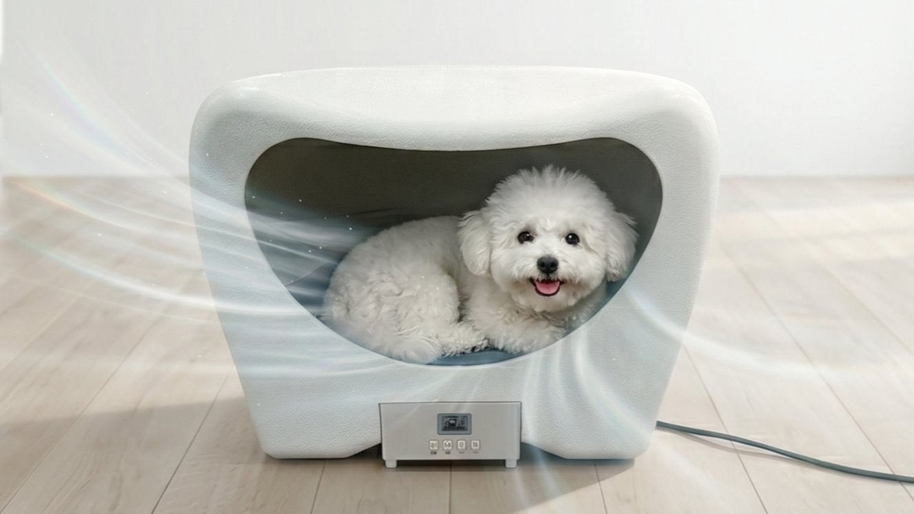 여름에 강아지 체온에 딱! 시원하게 온도조절 쿨링 하우스