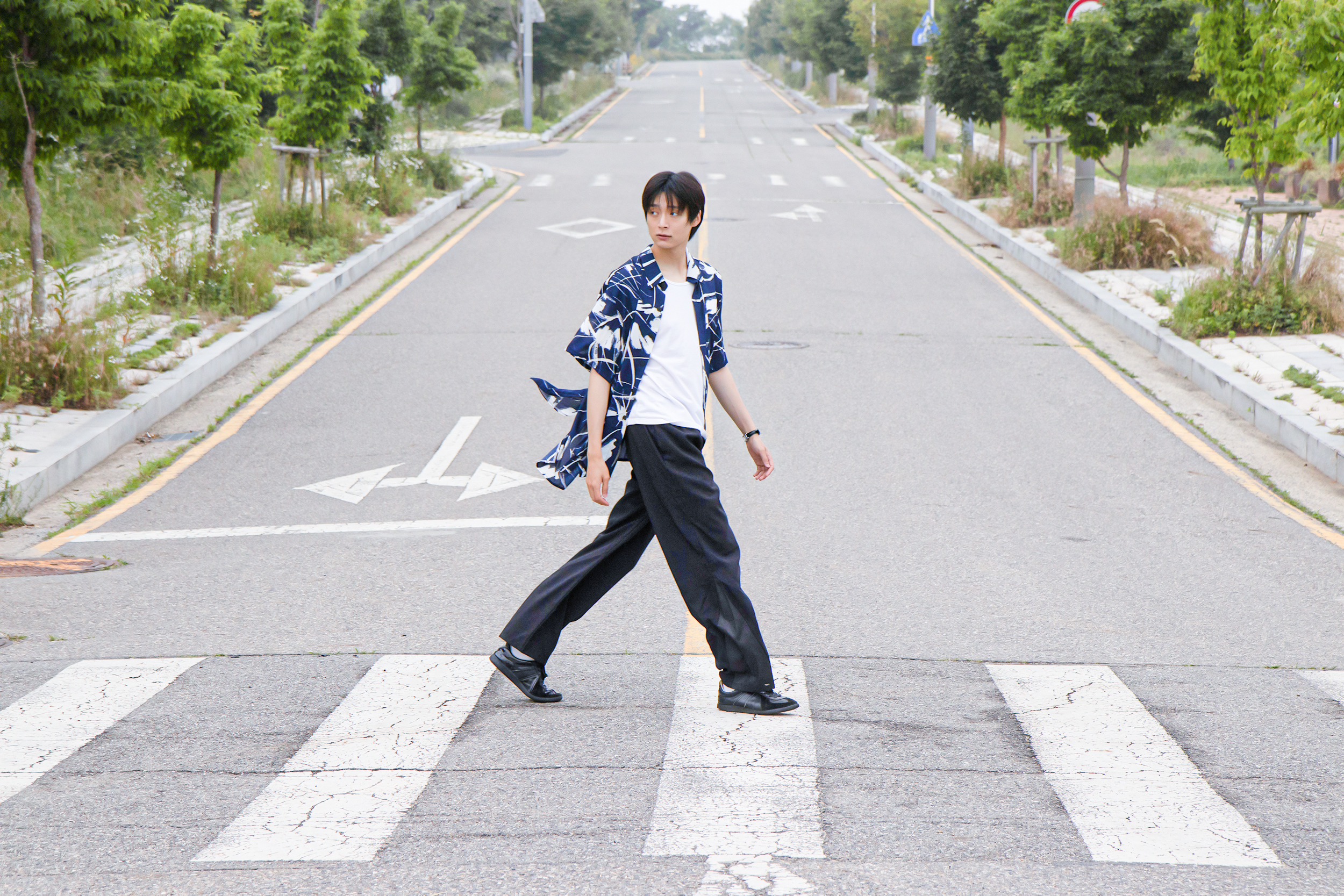 韓服生地で仕立てた「創意半袖シャツ＆パンツ」｜毎日着たい日常の韓服