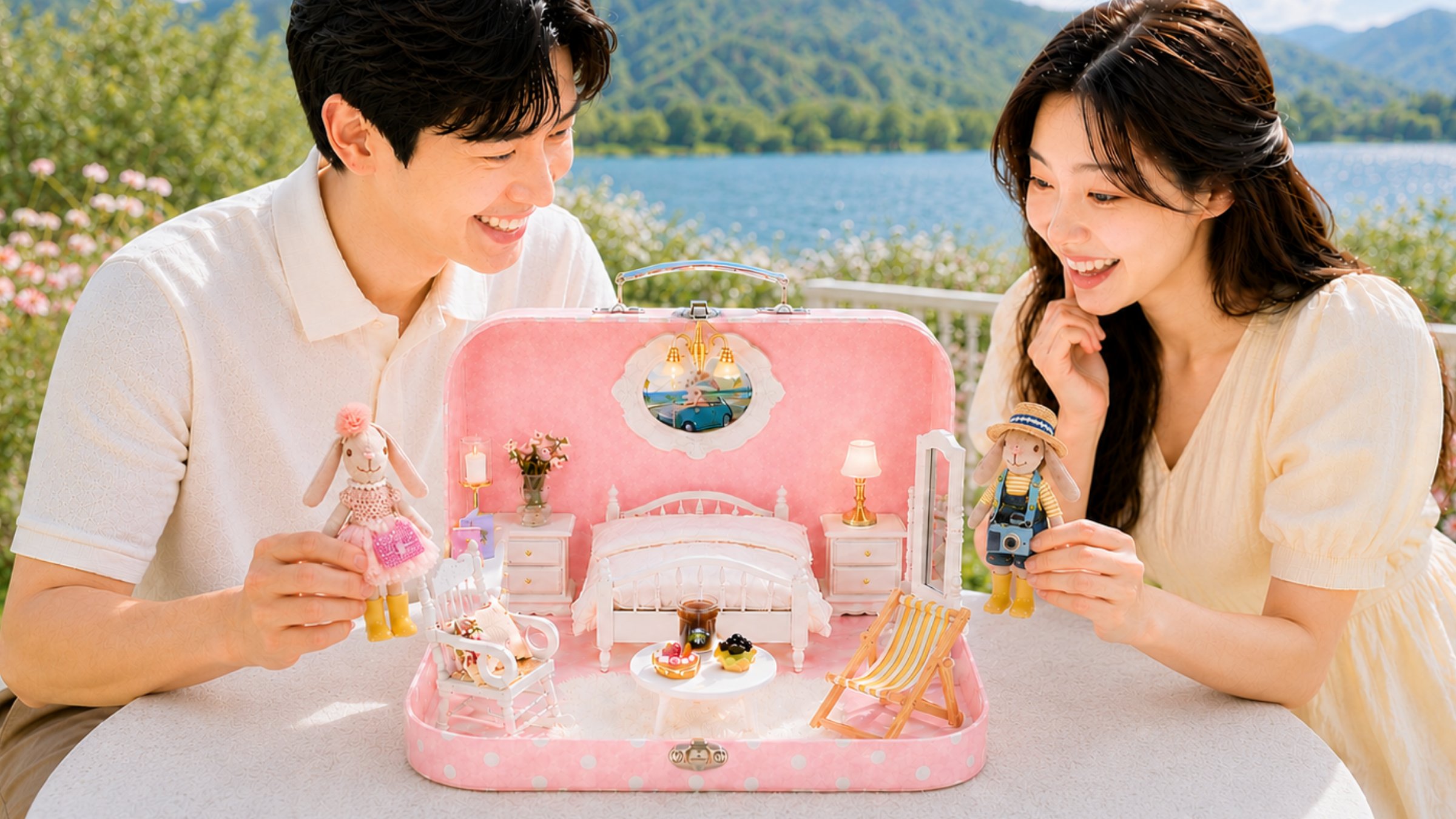 [For Girlfriend Wife & Daughter] Delight Unfolds: Alice’s Adorable World in Your Bag