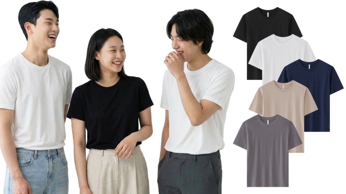Just around $8 Instant -6°C Coolness Premium Plain Tee with Department Store Quality