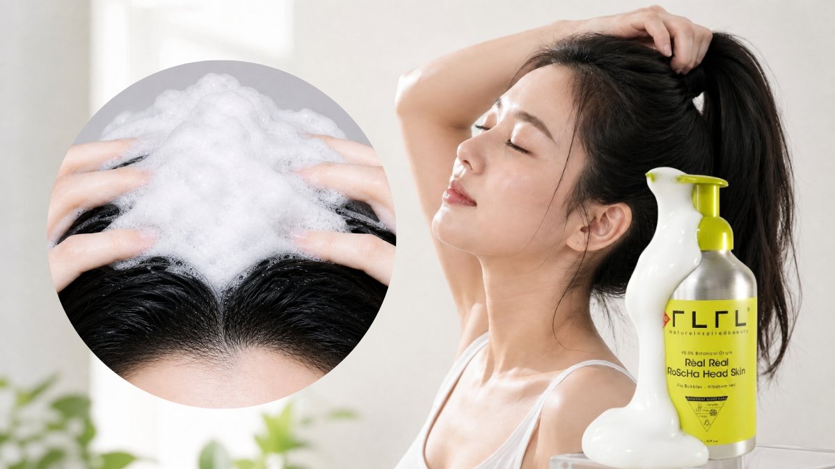 얼굴엔 스킨, 두피엔 헤드스킨! 관리두피, 1분홈케어 레알레알 폼헤드스킨