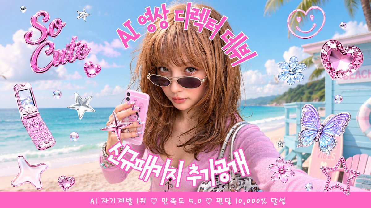 [AI 교육 1위] AI 영상 디렉터 수익화 노트+신규 패키지 추가 공개