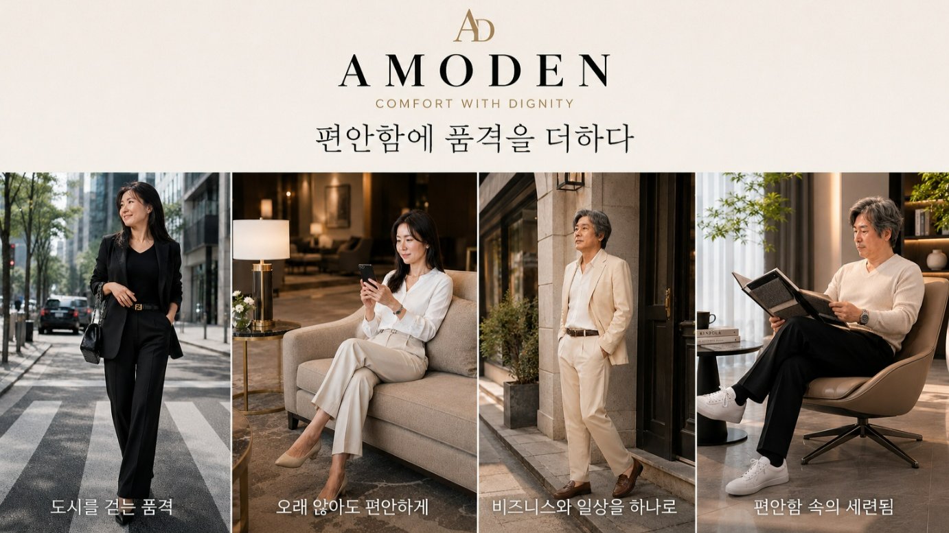 AMODEN 편안함에 품격을 더하다.
