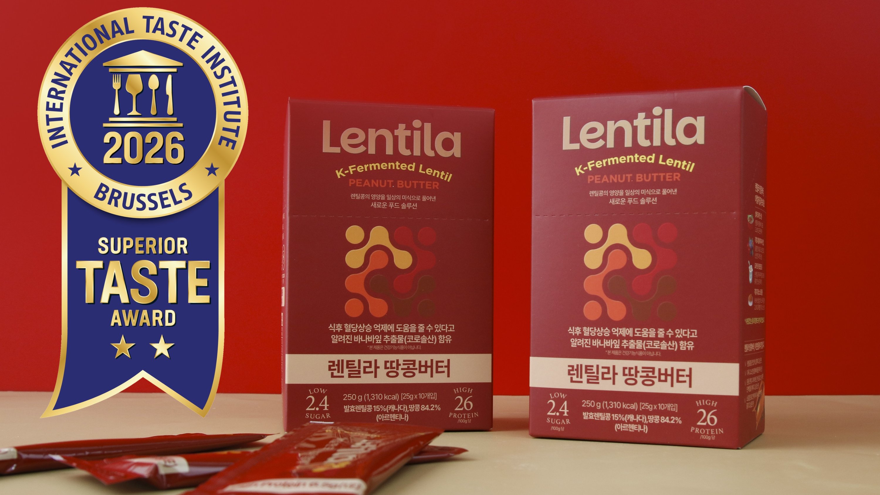 [1,410% 달성! 브뤼셀 ★★선정] 맛있는 콩루틴, 렌틸콩 땅콩버터 