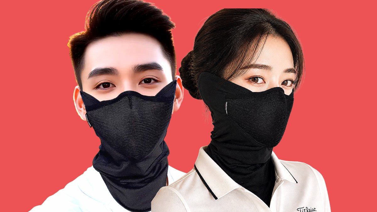 Q-MAX.19 Ultimate Cooling 3D Contour Golf & Running Mask for Blemish Coverage