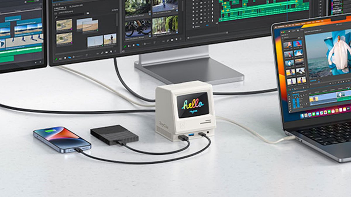 [RayCue]クラシックの格調、デジタルの革新。マッキントッシュ 13in1 マルチハブ