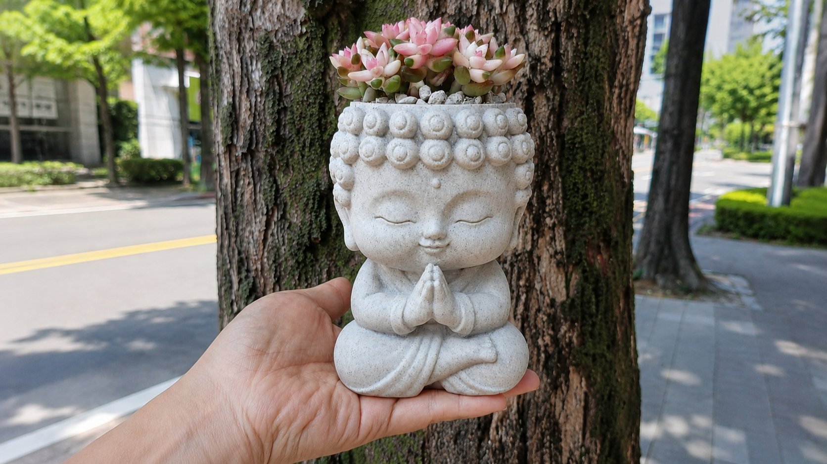 [고미플라워 디자인] 바쁜 일상 속 작은 평온을 선물하는 아기부처 화분