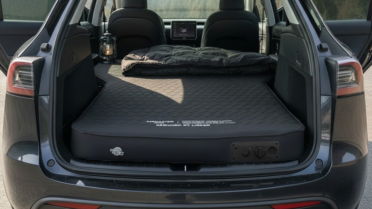 Say Goodbye to Setup Hassles! One-Touch Self-Inflating Mat Now in Car and Queen Sizes!