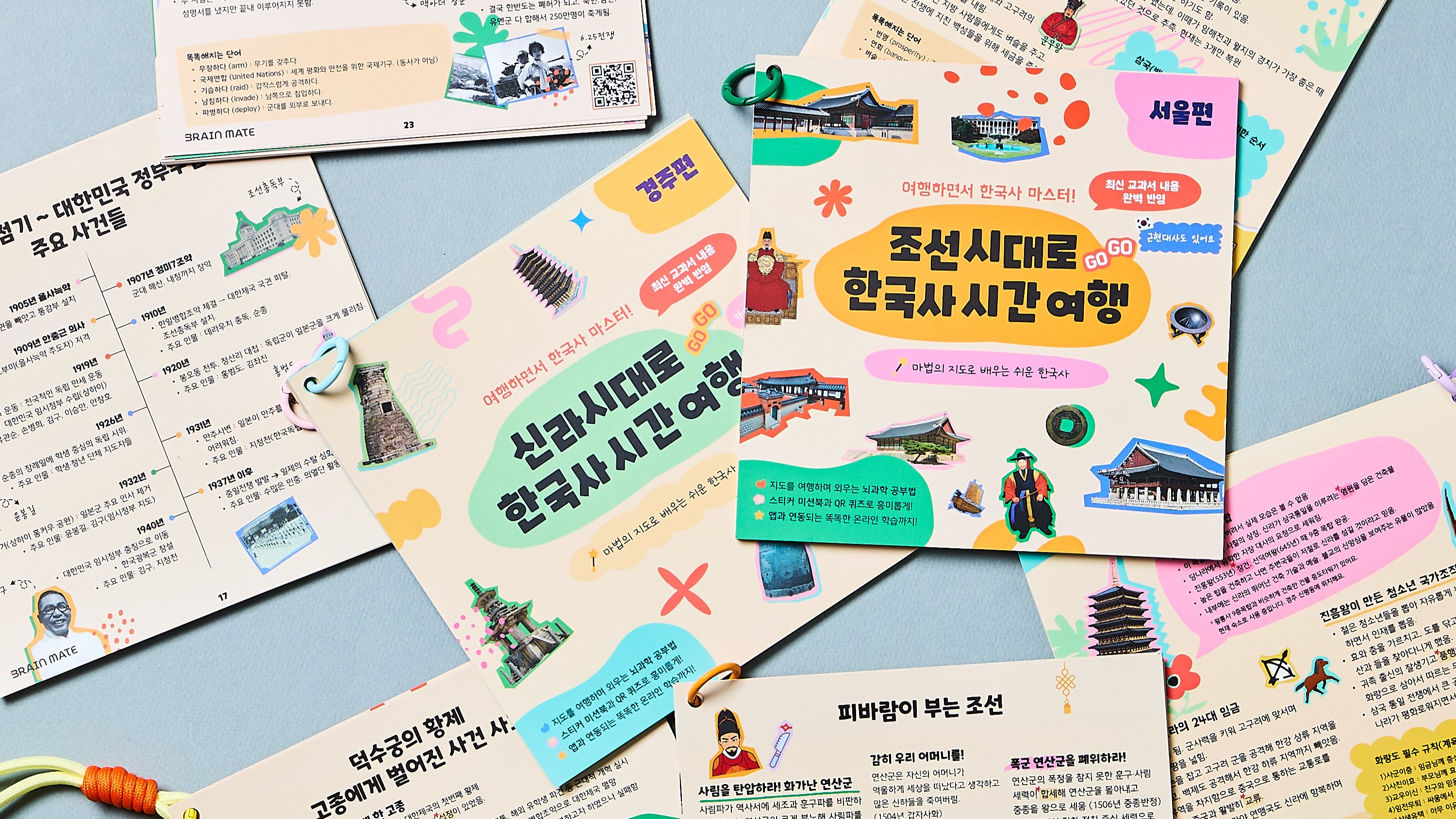 여행하며 배우는 한국사. 똑똑해지는 역사 시간여행. 조선서울 신라경주 