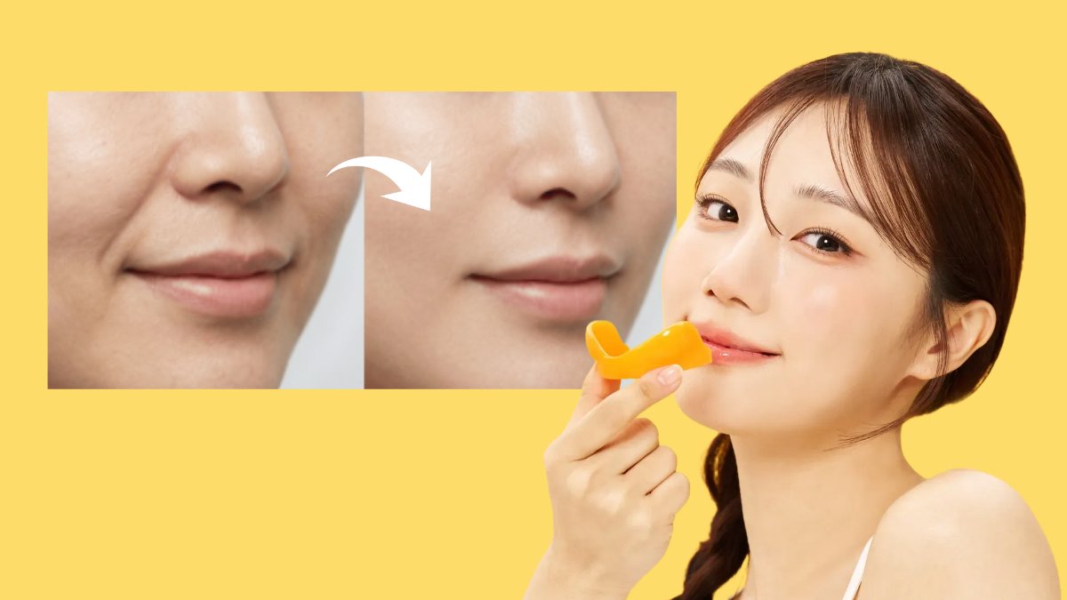 轻松含入口中，抚平法令纹！每天10分钟，亲自刺激肌肉的居家护理