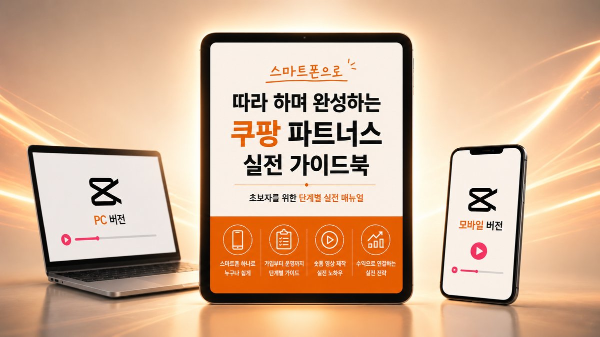 따라 하며 완성하는 쿠팡 파트너스 실전 가이드