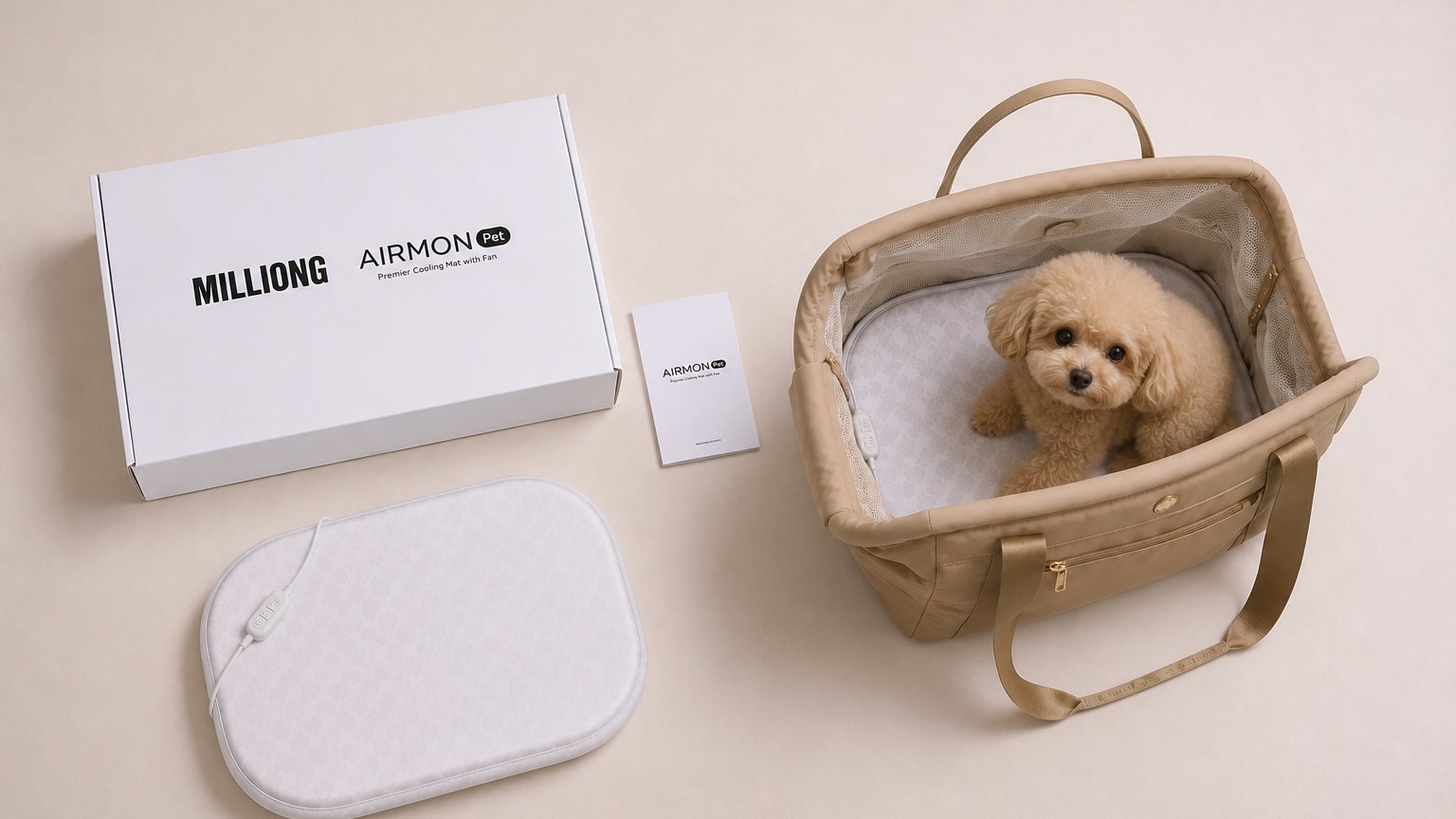 [Million x Airmon Pet Collab] The Pet Carrier That Blows a Breeze!