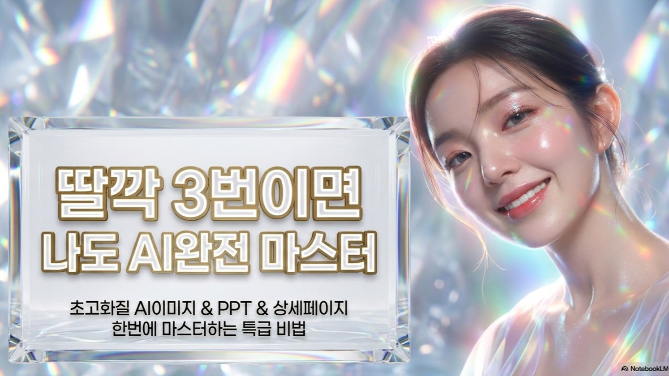 초고화질 AI이미지/노트북LM/상세페이지/PPT완전정복 전자책 4종 세트