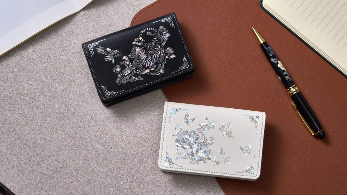 ✨Holds 40 Cards Brings Good Fortune✨ Premium Hojakdo Leather Card & Business Wallet