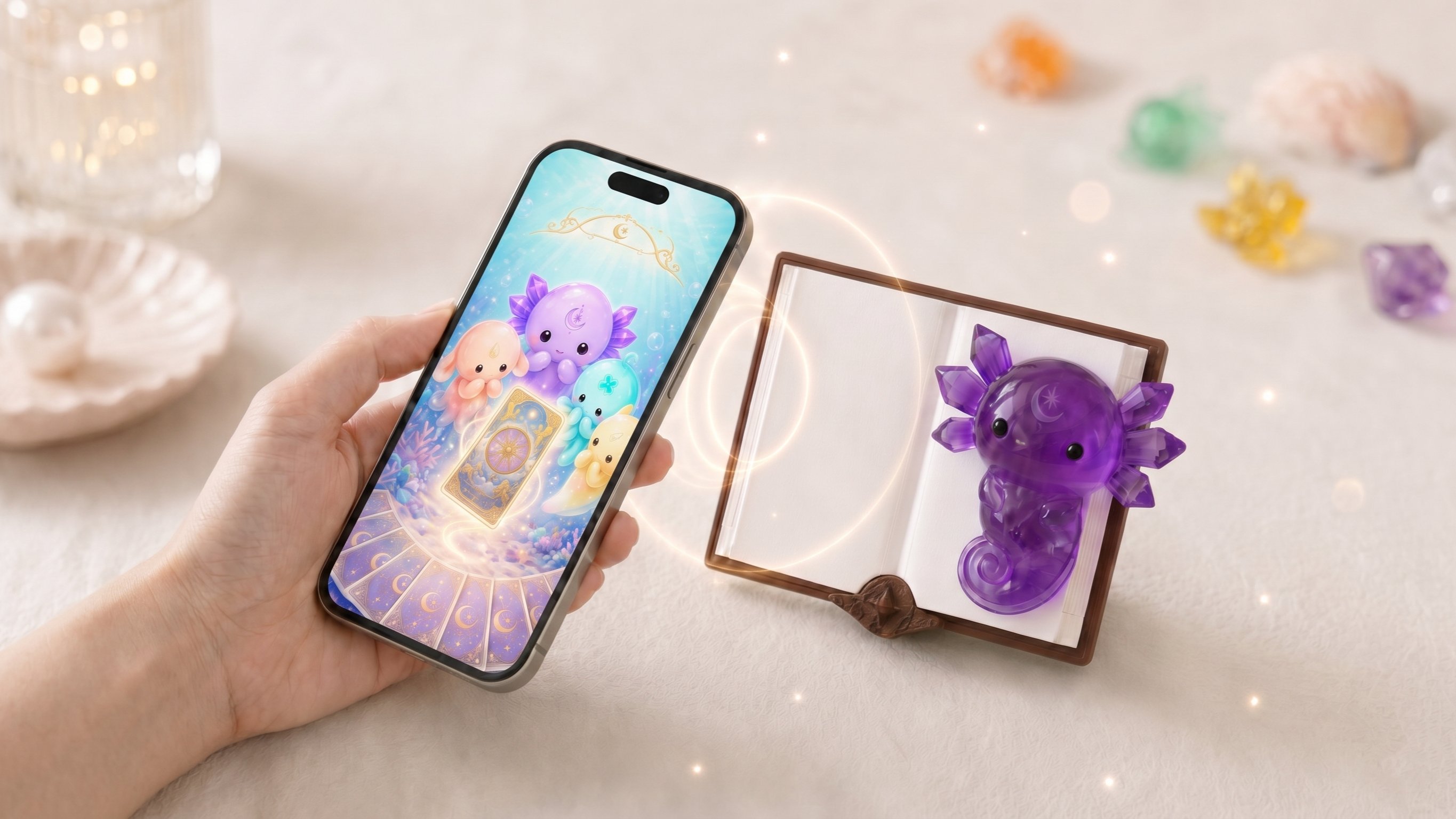 [Tarot Figurine] Healing Tarot That Comes Alive When You Tag Your Phone