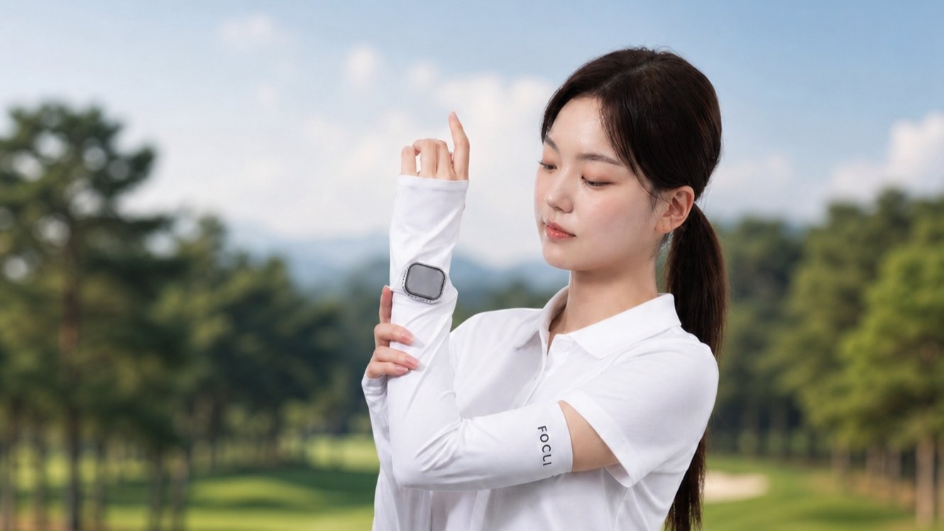 자외선 차단 99.9% 백화점 퀄리티 FOCLI 풀커버 암슬리브