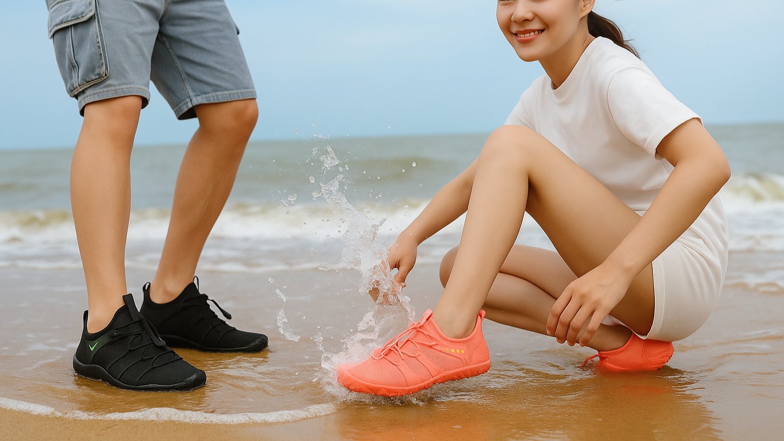 [Outdoor x Water] Versatile Sport Shoes with Ultimate Grip From Streams to Gyms