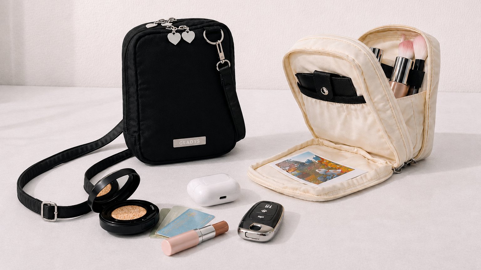 A pouch you can grab and wear straight from your bag when pockets aren’t enough and a bag feels like too much