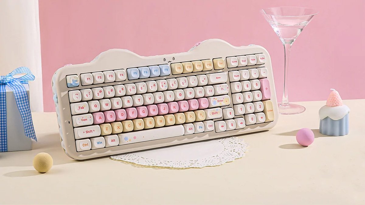 (해외직구) 몽돌몽돌 타건감에 빠져드는 YUNZII  C98 케이크키보드