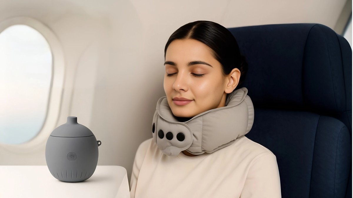 Only 60g! The Air Neck Pillow That Melts Away In-Flight Fatigue
