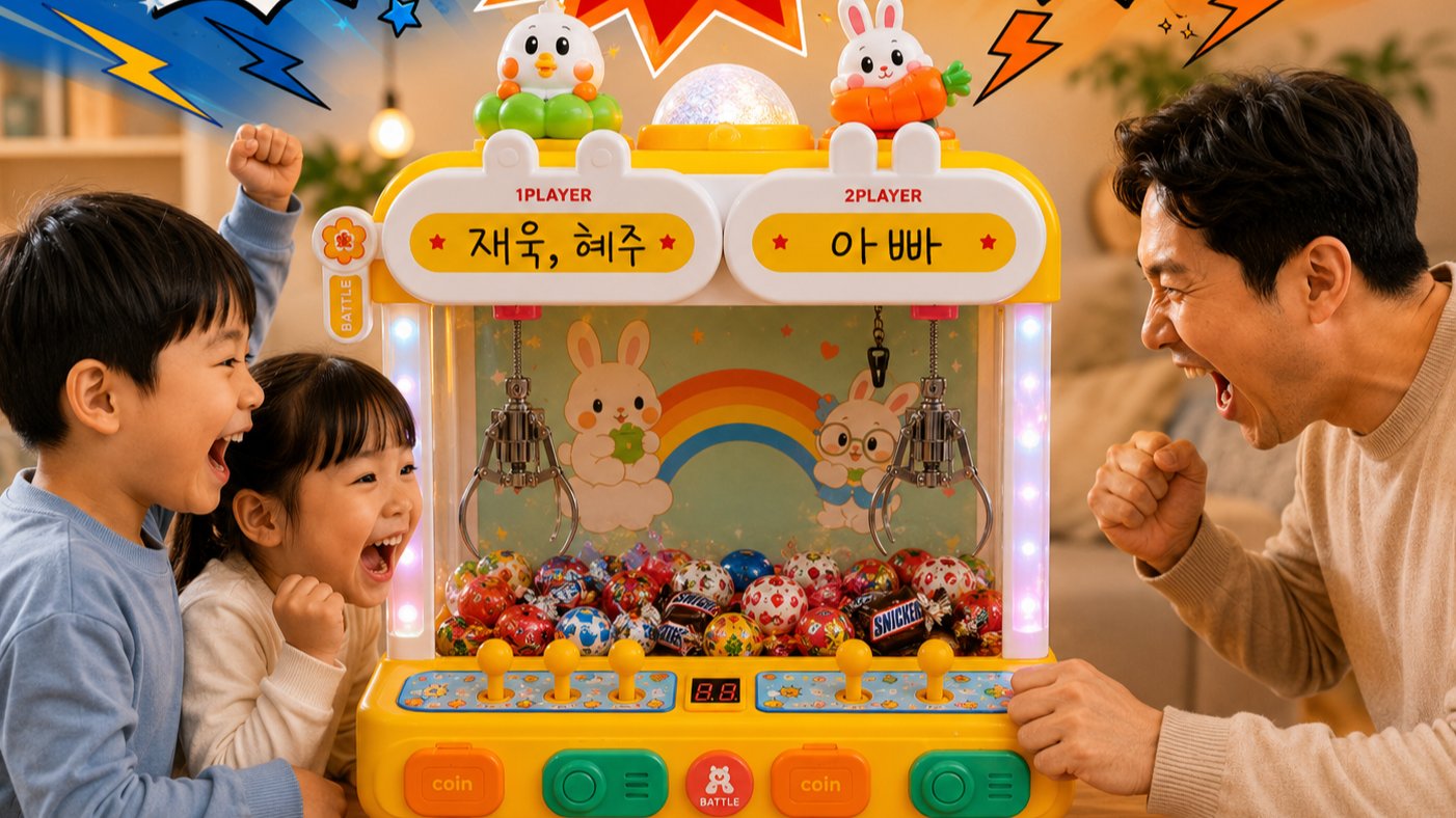 TV 대신 가족이 함께 웃는 시간을 만드는 게임-배틀선물뽑기 선물하세요!