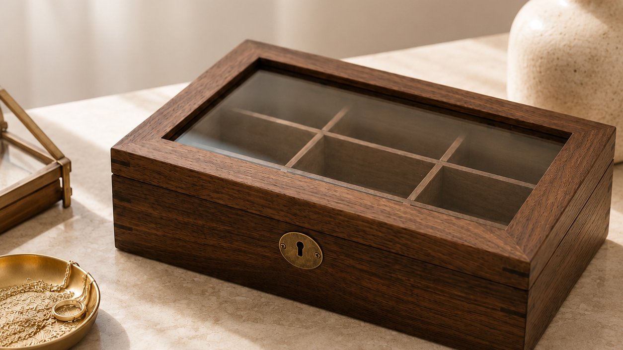 A timeless jewelry box that elevates your space beyond storage