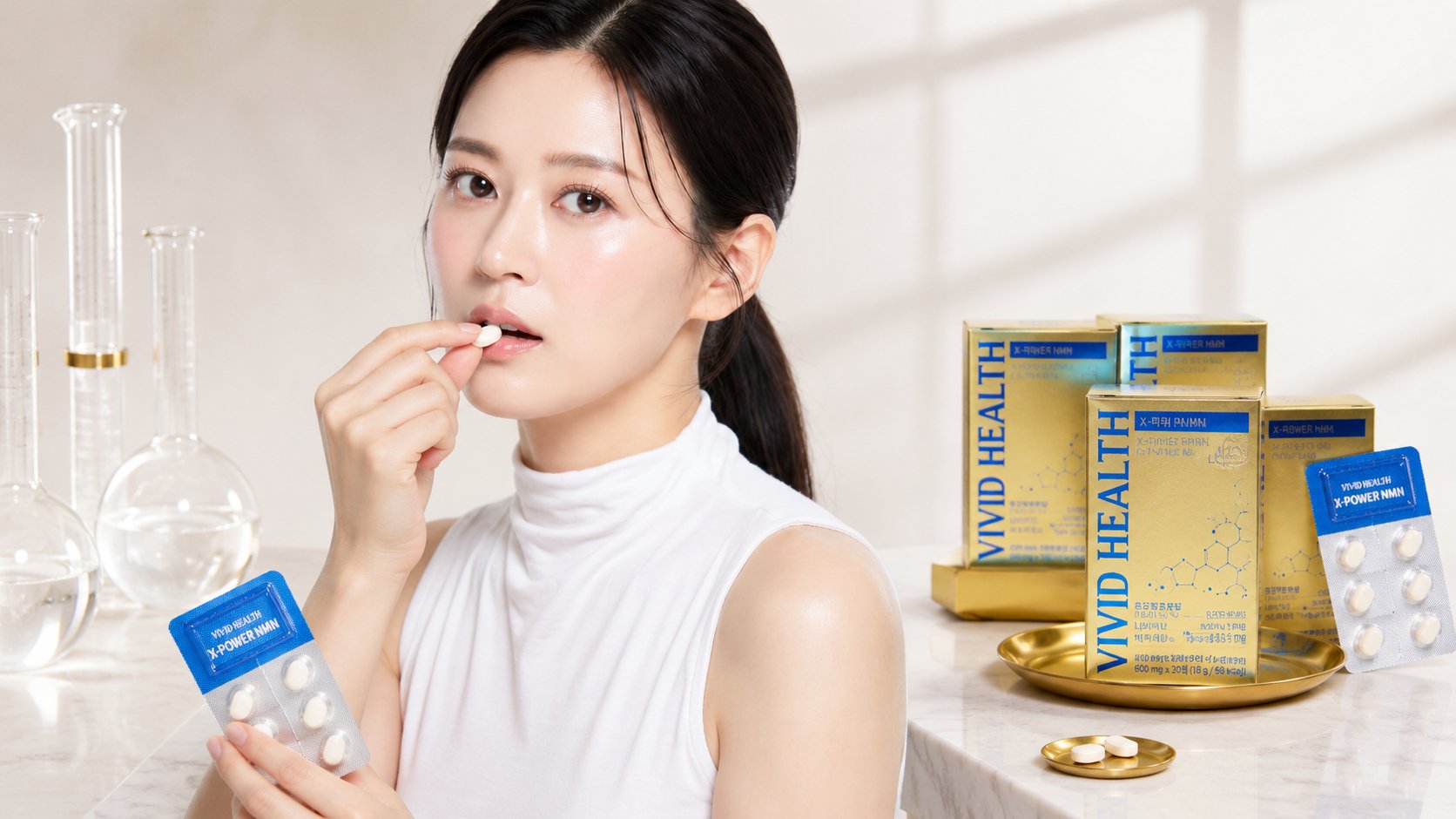 1.5억 펀딩! 참 좋은 NMN~하루 1정 프리미엄 루틴