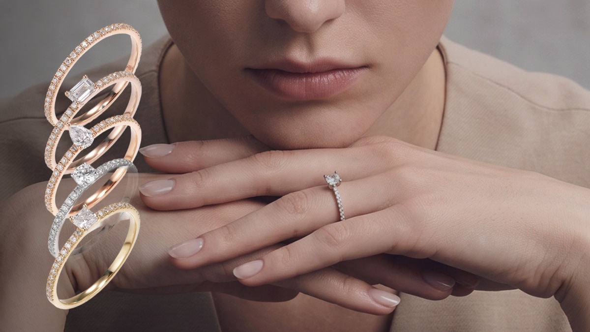 [Lewei] Exquisite 18K Diamond Ring Crafted by a Master Jeweler at Around $8000