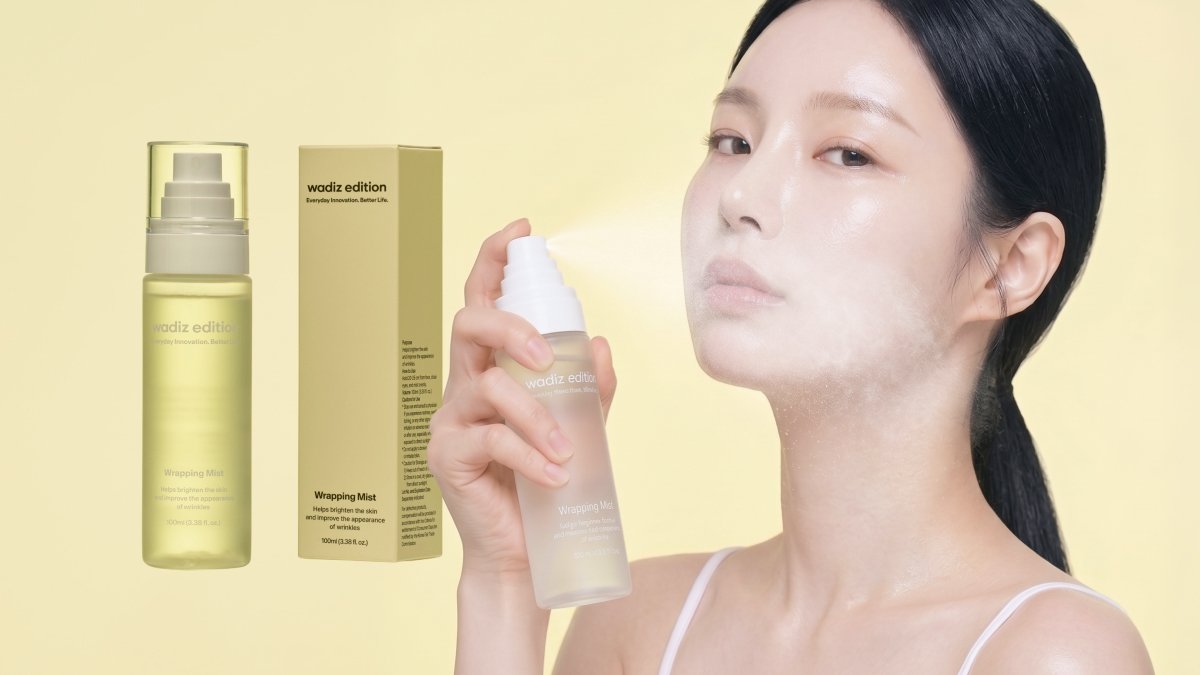 와디즈에디션ㅣ랩핑미스트, 1초만에 미스트+픽서+앰플+선케어 4in1 완성