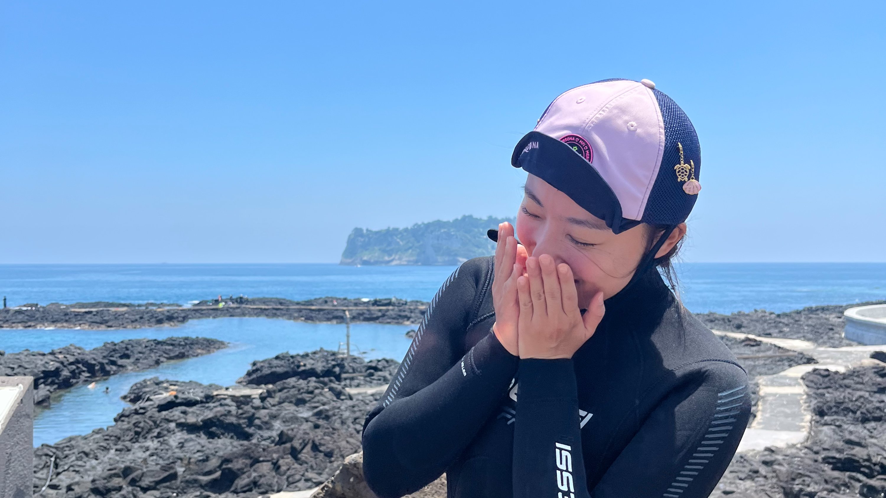 “제주 바다에서 탄생한 머르소나 워터캡” 물속에서도 햇빛 아래에서도 