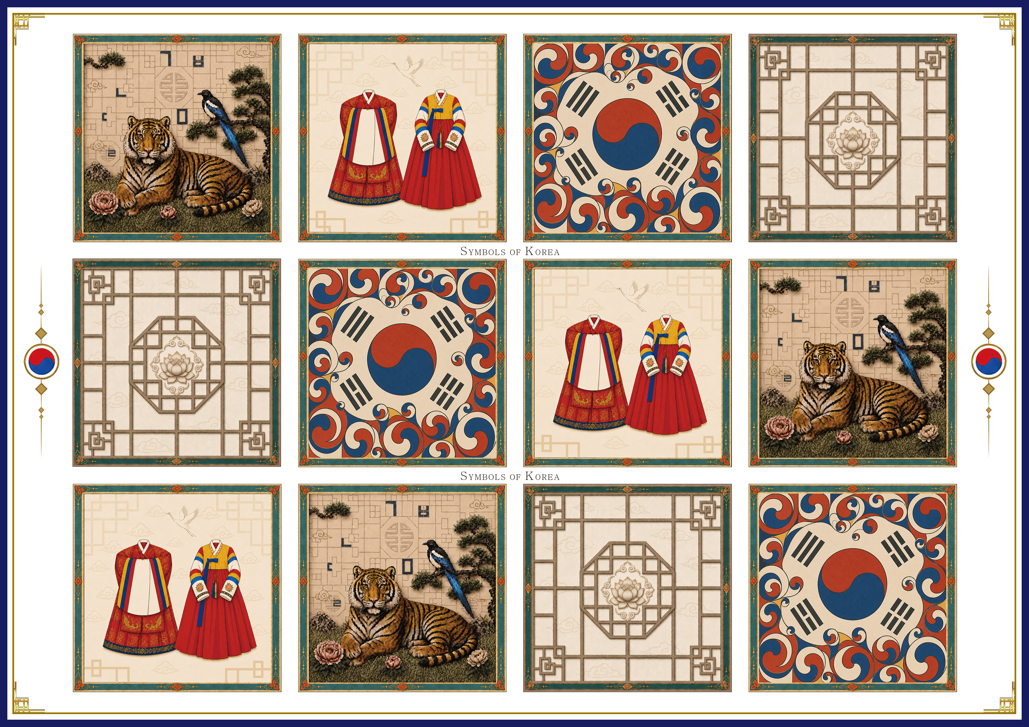 Symbols of Korea 아트 퍼즐 히어로 이미지