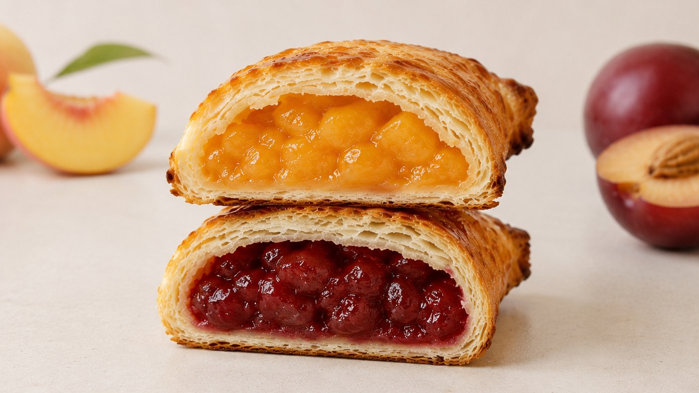 Sweetness lingers on the palate Peach & Plum Pie