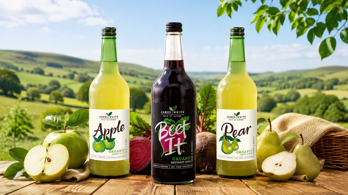 Cold-Pressed 100% Organic Premium Juice Set Directly Imported from the UK