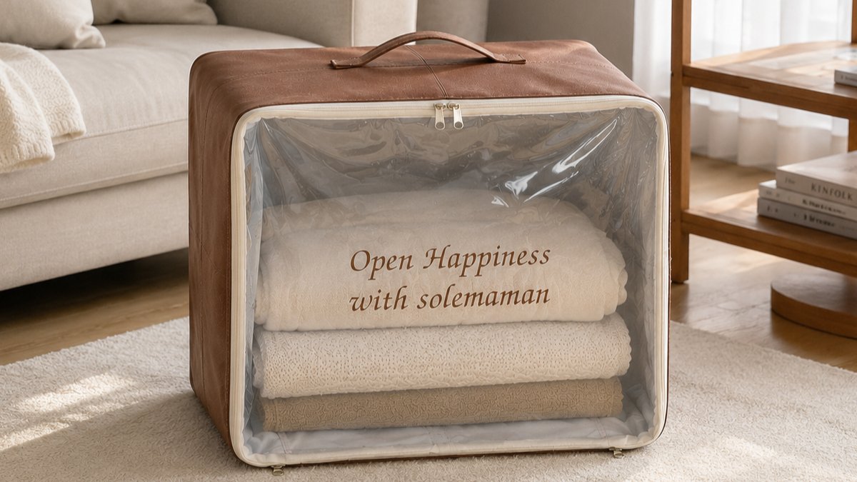 Open Happiness 보이는 수납, 프리미엄 레더 빅가방
